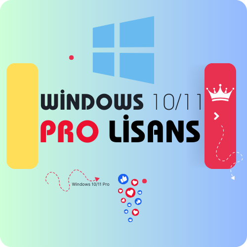 Windows 10/11 Pro Lisans Ürün Anahtarı
